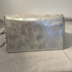 Metallic crossbody   bag